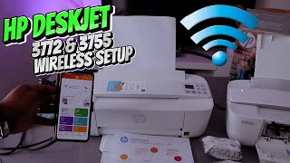 HP Deskjet 3772 and 3755 Wireless setup [upl. by Alban12]