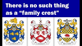 There is no such thing as a family crest [upl. by Ahsiuqet]