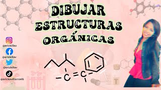 ✅ Como dibujar estructuras orgánicas Tipos de carbonos Ejemplos prácticos 📚 [upl. by Barrett]