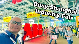 Shanghai expos VERY busy International Industry Fair good for the Chinese economy [upl. by Lundberg]