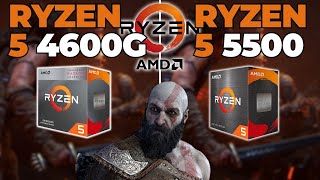 Ryzen 5 4600G vs Ryzen 5 5500  Qual a Diferença [upl. by Cirda]