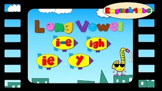 Long Vowel Letter i  ieieighy  English4abc  Phonics song [upl. by Oliva]