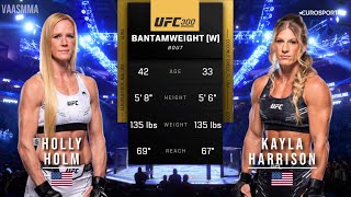 HOLLY HOLM VS KAYLA HARRISON FULL FIGHT UFC 300 [upl. by Randolf920]