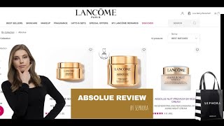 Lancôme Absolue Is It Worth the Hype [upl. by Eenrahc806]