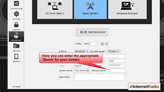 Configuring Virtual DJ for SHOUTcast and IceCast servers Internet Radio [upl. by Atinele]