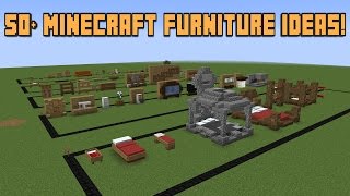 50 Minecraft Furniture ideas [upl. by Nolrev]