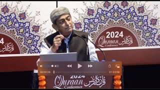 Quran Conference 2024 quotIndividual makes the Societyquot DrM Aslam Parvaiz [upl. by Shani649]