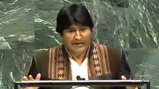 19 Sep 2006 Evo Morales en Naciones Unidas [upl. by Helenka]