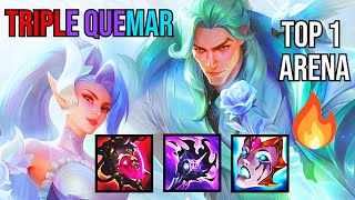 8 Minutos Jugando con los 3 ITEMS de QUEMAR con SWAIN en Arena  Swain Season 14 [upl. by Griggs]