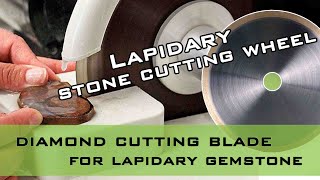 Lapidary Gem Stone Cutting Wheels Abrasive Diamond Blades [upl. by Ynafetse]