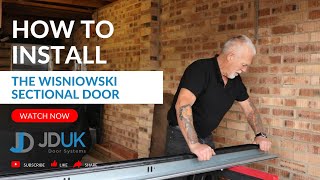 Wisniowski Sectional Door Installation from Start to Finish  Full Video [upl. by Romeon912]