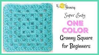 Super Easy Granny Square for Beginners  The Secret Yarnery [upl. by Spatola]