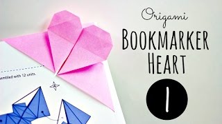 Origami bookmarker heart [upl. by Beatrisa]