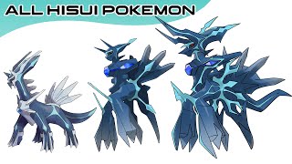 All Hisui Pokémon Mega Evolutions  Pokémon Legends Arceus  Max S Animation [upl. by Anitreb]