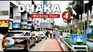 Dhaka City Walking Tour  Part 4  Walking in a Part of the City  Bangladesh [upl. by Dnomzed224]