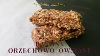 Najlepsze batony orzechowo  owsiane  The best nutty  oatmeal bars tutorialrecipe PLENG [upl. by Eilama]