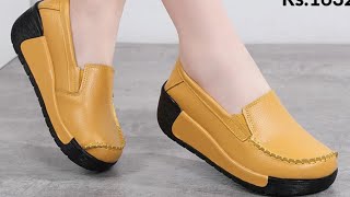 NEW AMAZING DRESSES FORMAL SHOES CASUAL STYLISH SANDAL DESIGN 2021 FOR WOMENS SLIP ON SHOES LOAFERS [upl. by Slerahc]