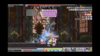 kMS ver 12222  Level 250 Aran Chaos Bloody Queen Solo [upl. by Loriner]