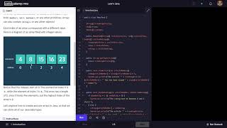 Learn Java  50 Java Arrays  Codecademy Walkthrough [upl. by Ahsilem433]