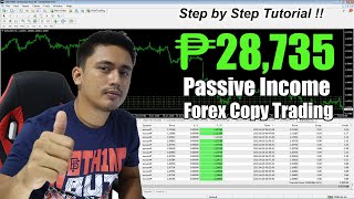 How to Earn Passive Income in Forex Copy Trading Tagalog Tutorial [upl. by Jenine]