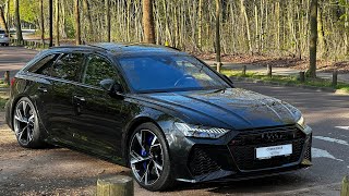 AUDI RS6 C8 FULL BLACK  La piraterie nest jamais fini [upl. by Damaris]