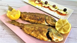 RECETTE DORADE ROYALE À LA POÊLE  سمك الدوراد مقلي و مقرمش بتتبيلة مميزة👌🏻🐟 [upl. by Morvin891]