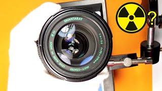 Testing lenses for radiation  Quantaray 70210mm F456 lens Sigma [upl. by Aluin]