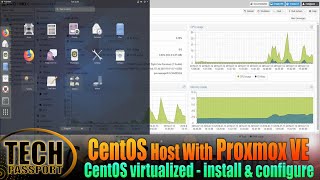 Installing CentOS 7 on Proxmox  CentOS 7 virtualisation in proxmox  CentOS 7 install amp configure [upl. by Tadio]