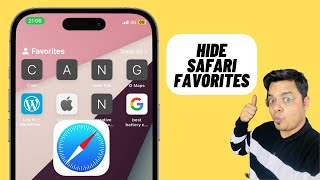 How to Hide Safari Favorites on iPhone and iPad 2024 [upl. by Mandelbaum]