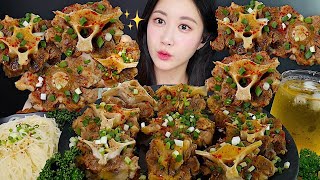 🐮소꼬리찜🧡소꼬리로 든든하게 몸보신하기😋소꼬리찜 먹방 Braised Oxtail 牛テール蒸し  eating show  mukbang asmr [upl. by Chemosh]