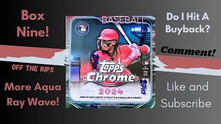 2024 Topps Chrome Monster Box Nine Audio Fixed [upl. by Musihc]