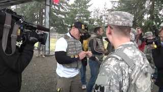 WWE stars visit 42 SBCT  Tribute to the Troops [upl. by Shandy]