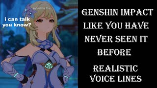 Lumine Realistic Voice Lines From Genshin Impact New Realistic Voice Lines 2024 [upl. by Kwabena]