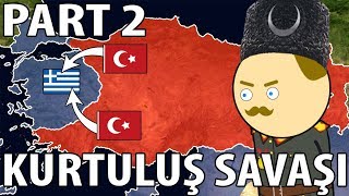 Kurtuluş Savaşı  Part 2  Harita Üzerinde Hızlı Anlatım [upl. by Mikkel]