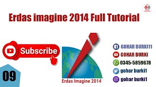 Erdas imagine 2014 full Tutorial for beginners  Urdu Hindi [upl. by Sprung]