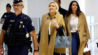 Budget 2025  Marine Le Pen reproche au gouvernement de faire quotle choix paresseux du rabotquot [upl. by Airamak]