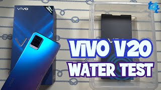 Vivo V20 Water Test  Lets See if Vivo V20 is Water Proof or Not [upl. by Hannie]