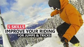 5 Skills to Improve your Riding for Jumps and Tricks [upl. by Fabria]