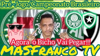 quotAgora o Bicho Vai PegarquotPré Jogo Palmeiras X Botafogo Campeonato Brasileiro 2024 💪🐷😎👈 [upl. by Orelee]