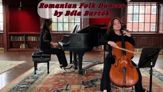 Bartók Romanian Folk Dances  Cello amp Piano arr L Silva Julie Reimann Cello Ellyses Kuan Piano [upl. by Pamella426]