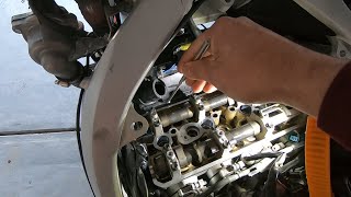 Disaster for the Yamaha FJR1300  Valve Check gone wrong [upl. by Ahsad]