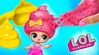 Новые куклы ЛОЛ Сюрприз Делаем Squish Sand Magic Hair 30 идей для ЛОЛ [upl. by Cr]