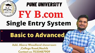 Lec 02 Single Entry  FY Bcom Accounts  Basics to Advanced [upl. by Acirre]