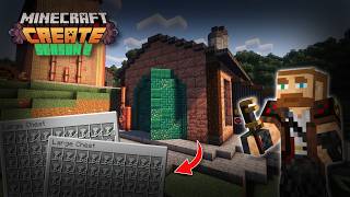 I built an ANDESITE FACTORY in Minecraft Create Mod [upl. by Bessy561]