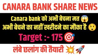 canara bank share latest news today  canara bank share latest news  canara bank share price target [upl. by Eikcim944]