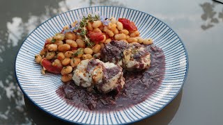 Recette de la lotte à la bordelaise au vin du Médoc Haricots coco [upl. by Kohcztiy]