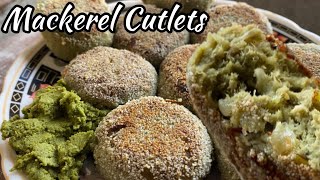 The BEST Mackerel Cutlet Recipe How to make Goan Fish Cutlets Fish Patties Recipe Goan Almonas [upl. by Bahr895]