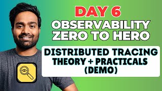 Day6  Distributed Tracing with Jaeger in 1 video  Beginner Level Demo with Code [upl. by Oech]