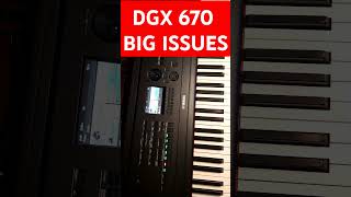 Yamaha DGX 670 Disadvantages [upl. by Rehm]