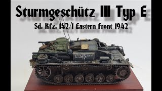 Sturmgeschütz III Typ E Sd Kfz 1421 Eastern Front 1942 [upl. by Rengia]